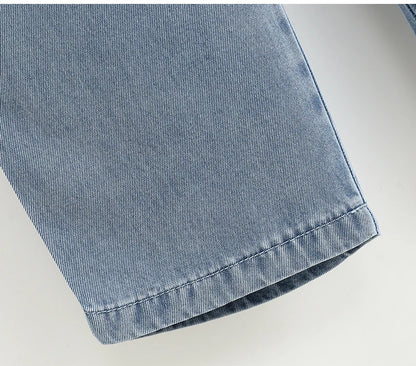 Casual High Waist Chic Slim Straight Tube Full Length Pants Korean Fashion Office Lady Summer Plus Size Clothing