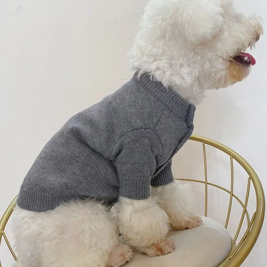 Adorable Knit Sweater Dog Cat Autumn/winter Fashionable Warm Protective Clothing Pet Coats Jackets Trendy Brand In Stock