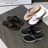 Fashion Men's Slippers Summer Outdoor Flip-Flops Non-slip Indoor Bathroom Couple Leisure Beach Sandals
