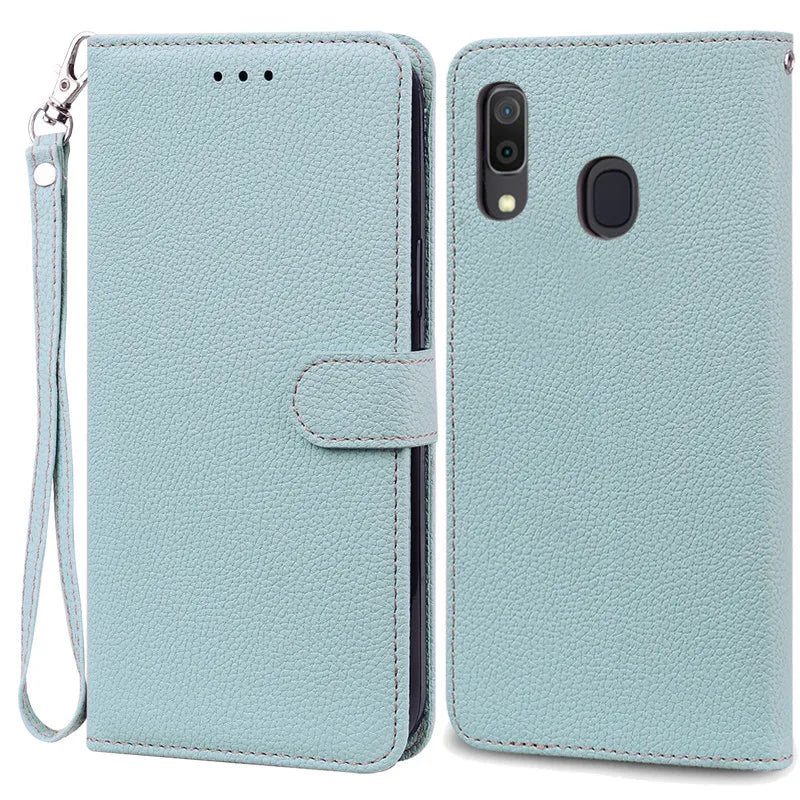 Funda A30 A30s para Samsung Galaxy A30S, funda para Samsung A30, funda A30 A30 A305F, funda de cuero tipo cartera con tapa para Samsung A30s.