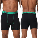 4pcs Set Mid-Long Boxer Shorts Men's Underwear Male Underpants for Men Homme Boxershorts Slips Soft Panties Brand Sexy