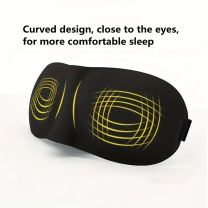 3D Sleeping Mask Eyepatch Block Out Light Soft Paded Sleep Rest Relax Aid Cover Patch Blindfold Face Shade Eyeshade Eyes Patchs