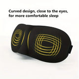 3D Sleeping Mask Eyepatch Block Out Light Soft Paded Sleep Rest Relax Aid Cover Patch Blindfold Face Shade Eyeshade Eyes Patchs