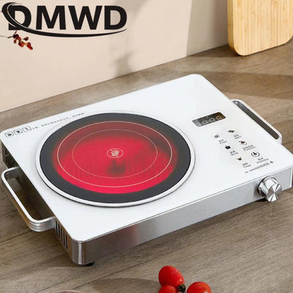 Household Electric Induction Cooker 3500W Infrared Heating Furnace Intelligent Hot Pot Stove Ceramic Induction Cooktop Stove
