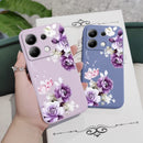 Beautiful Peony Phone Case For Xiaomi Redmi Note 14 13 12 12S 11 11S 10 10S 9 9S Pro Plus 4G 5G Liquid Silicone Cover