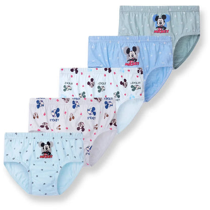 Exquisite Boxed 5-Piece Boys Underwear Soft Breathable Cotton Children Boys Briefs Spider-Man Cartoon Kids Triangle Knickers