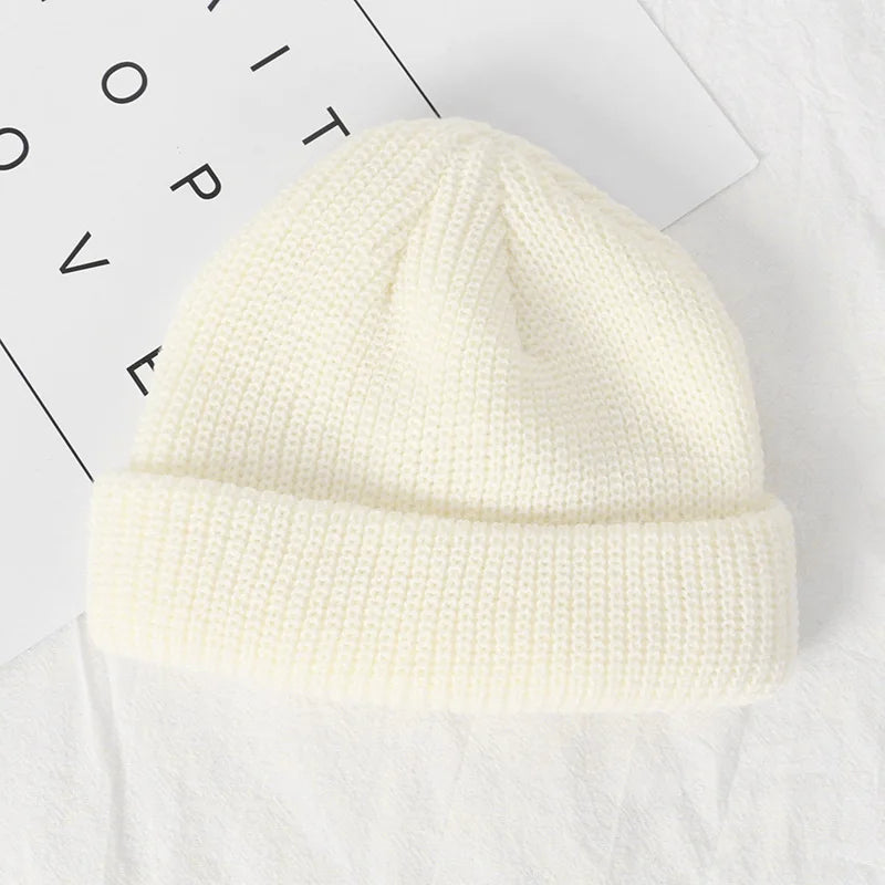 Custom Logo Beanie, Men's Cap Your Embroidered Design Hats for Woman Winter Warm Skull Balaclava DIY Team Logo Elastic Knit Cap
