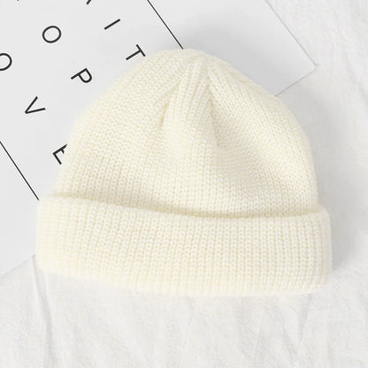 Custom Logo Beanie, Men's Cap Your Embroidered Design Hats for Woman Winter Warm Skull Balaclava DIY Team Logo Elastic Knit Cap