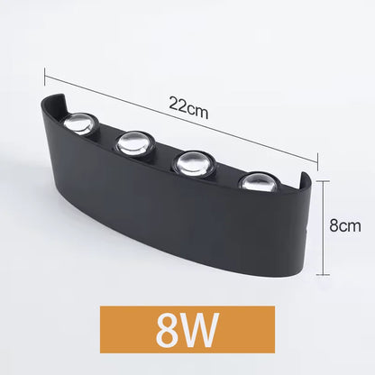 LED Wall Lamp 2W 4W 6W 8W 10W AC 85-265V Waterproof IP66 High Brightness Indoor And Outdoor Garden Decorative Lamp