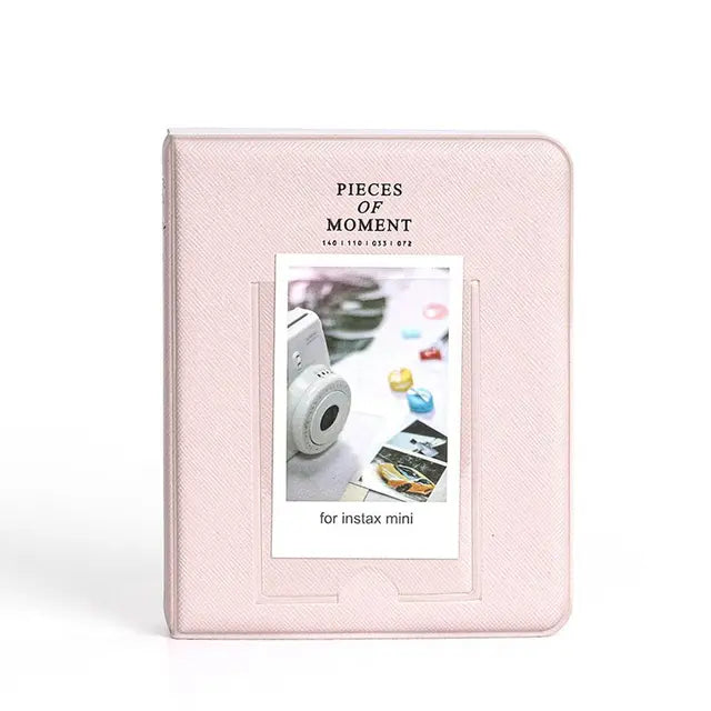 Álbum de fotos para cámara instantánea Fujifilm Instax Mini 12 Estuche de almacenamiento de 3 pulgadas Fotos Sellos Tickets Tarjetas 64 bolsillos 12 11 9 