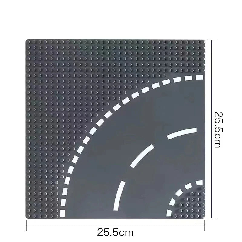 Placa base de 32 x 32, 16 x 32, 16 x 16 puntos, bloques de construcción, placa base de plástico para bricolaje, accesorios de ladrillo clásicos, juguete para niños