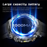 2025 1000mAh Super Capacity Battery Adult Men Smart Watch 1.7-inch Large Screen Bluetooth Call IP68 Waterproof SmartWatch Sports
