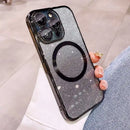 Glitter Plating Magnetic Ring Phone Case For Xiaomi Mi 14 15 Ultra 13 12 11 10T Lite 11T 12T 13T 14T Pro 11i 11X 12X Soft Cover