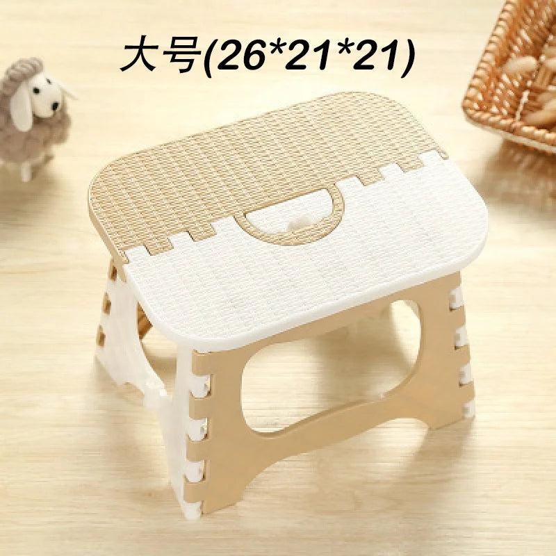 Amazing Folding Portable Lightweight Step Stool  Chairs Bathroom Kitchen Garden Folding Chair Plastic Outdoor Stool