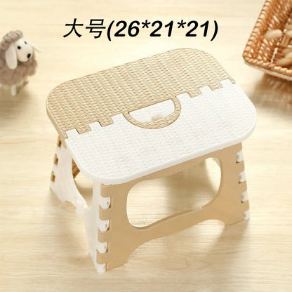 Amazing Folding Portable Lightweight Step Stool  Chairs Bathroom Kitchen Garden Folding Chair Plastic Outdoor Stool