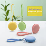 Small Purse Silica gel Handbags For Women Round Shape Mini Luxury Designer Female Messenger Coin Purse