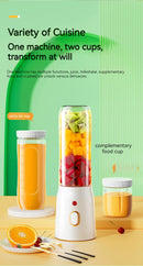 New Portable Automatic Juice Press Fruit Juice Blender USB Rechargeable Wireles Mini Juice Press Kitchen Tools Baby Food Blender