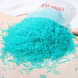 Bandas elásticas desechables de colores para el cabello para niños, diademas, coleteros, accesorios para el cabello (500 unidades, 1000 unidades) 