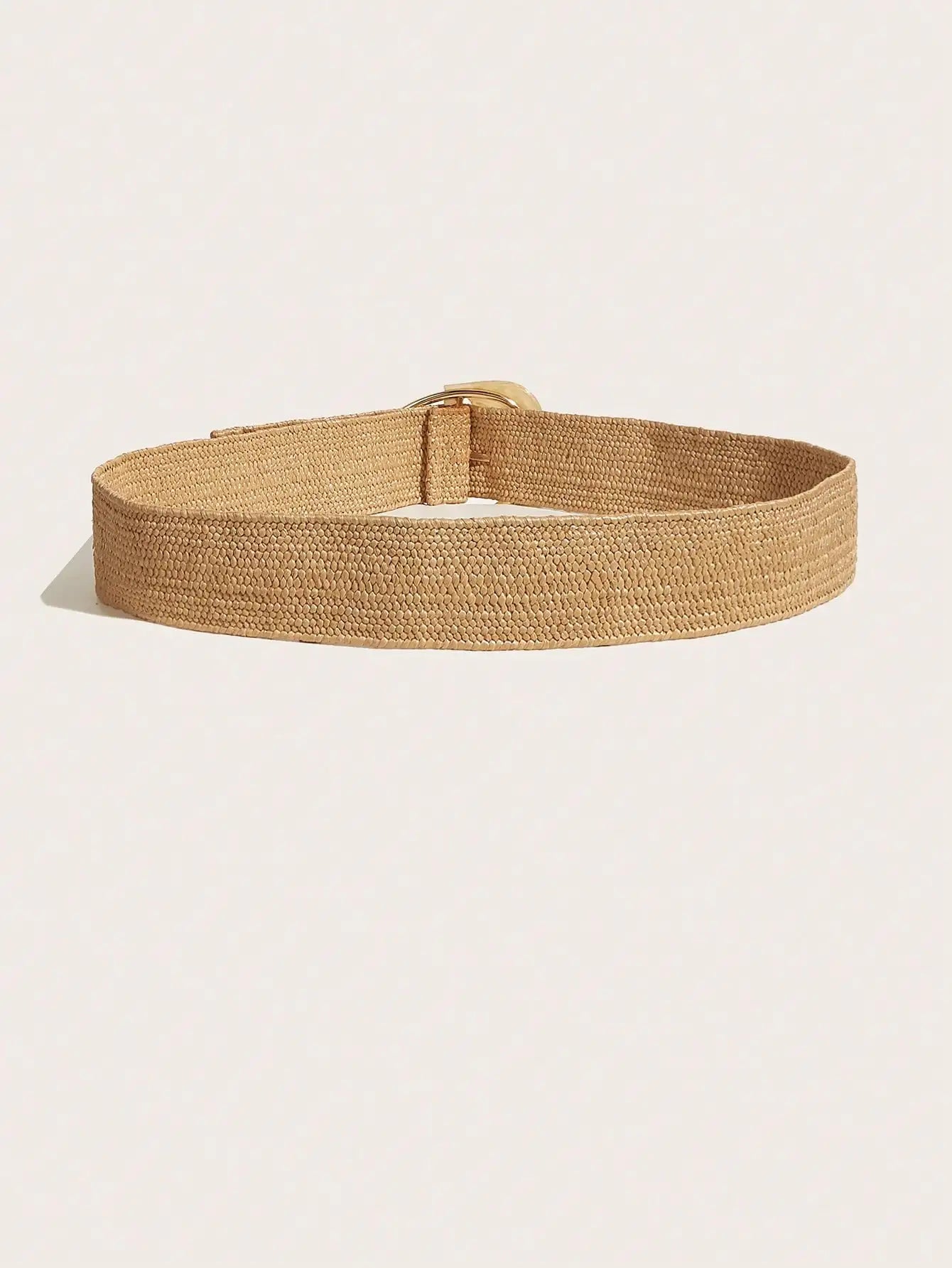 1PC Boho Summer Elastic Wide Waist Belt Women's Decorative Woven Belt for Dresses Suits Beach Vacation Casual Outfits