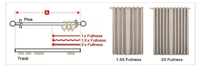 Herringbone Chenille Beige Thickened Blackout Curtains for Living Room Dining Room Bedroom Solid Color Luxury Curtains Custom
