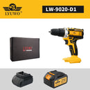 LYUWO Rechargeable Electric Hand Drill, Pistol Drill, Electric Screwdriver, Household Impact Hand Drill Tool,Use MT Battery