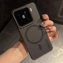 Magsafe Wireless Charge Magnetic Case For Xiaomi 14 13 15 Pro Ultra 14T Pro Luxury Shockproof Bumper Phone Cover