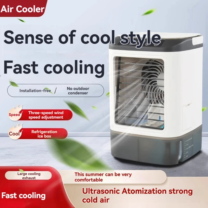 New Household Air-conditioning Fan, Mini Electric Fan in Dormitory, Small Air-conditioning Office, Small Movable Air Cooler