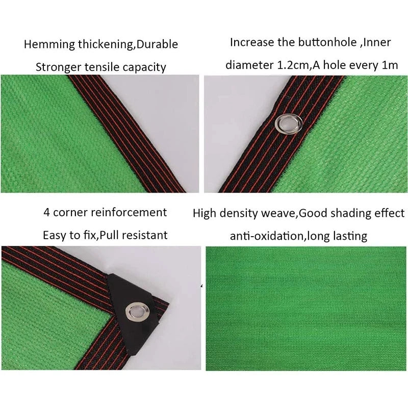 Garden sunshade net, UV protection, outdoor pergola, sunshade, swimming pool sunshade, plant canopy