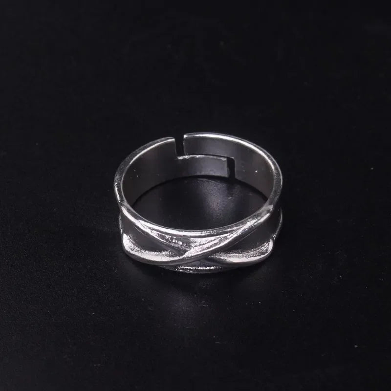 Dragon Ball Z Anime Black Goku Rings Dark Zamasu Figures Accessories Handsome Metal Jewelry Cosplay Ring Kid Toy Birthday Gifts