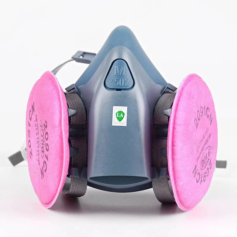 7502 Respirator Mask Protective Industry Painting Spray Dust Gas With 501 5N11 6001CN Chemcial Half Face