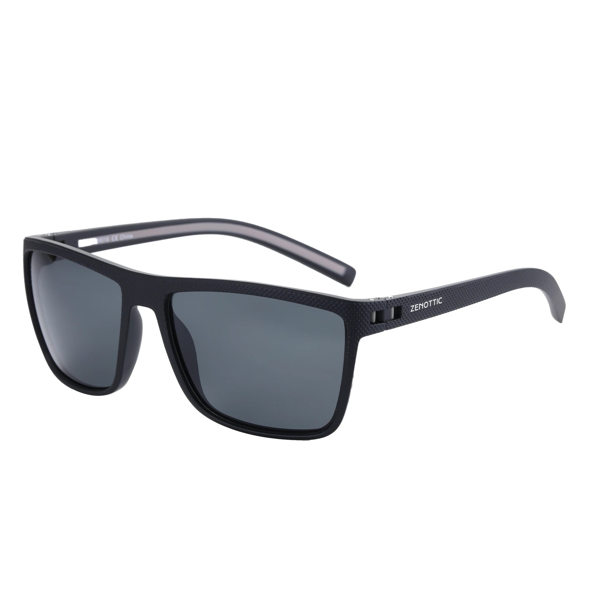 ZENOTTIC Polarized Sunglasses for Men Shades Lightweight TR90 Frame UV400 Protection Square Outdoor Travel Driving Sun Glasses