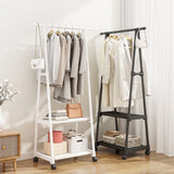 Hat Rack Triangle Hat Rack With Wheels Mobile Multi-Layer Storage Rack Hanging Clothes Rack Drying Rack Simple And Modern