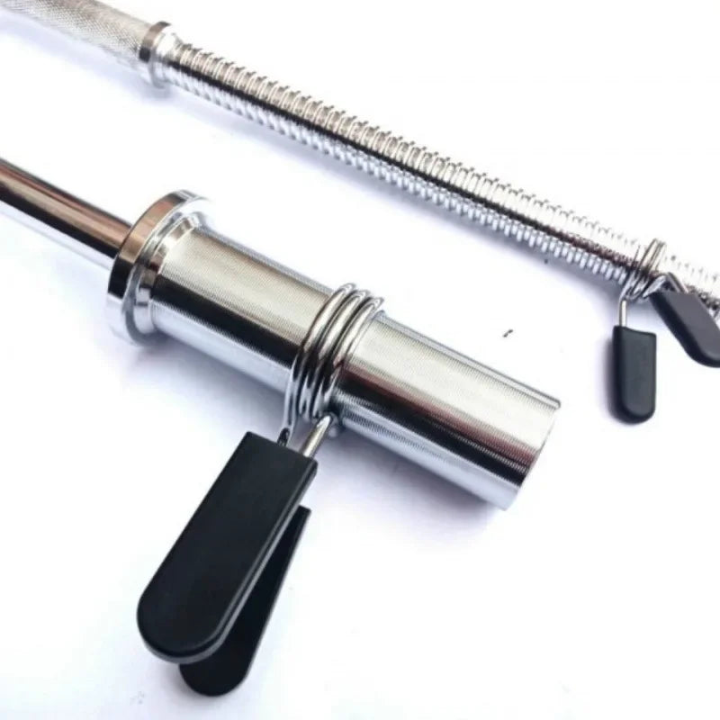 2 Piece 25/28/30mm Barbell Clamp Spring Collar Clips Gym Weight Dumbbell Lock Standard Lifting Kit Barbell Lock