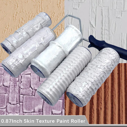 Decorative Paint Roller Patterned Painting Tool for Wall  Rubber Protection Stamp Polyurethane Textured Paint Pottery Wheel 2203