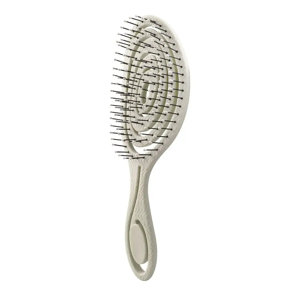 Peine de masaje elástico, peine para cabello enredado, cepillo desenredante, cepillos para cabello rizado húmedo, peine de barbero, herramientas de peluquería