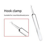Acne Needle Tweezers Light Blackhead Blemish Pimples Removal Pointed Bend Head Face Care Tools Acne Extractor Beauty-health