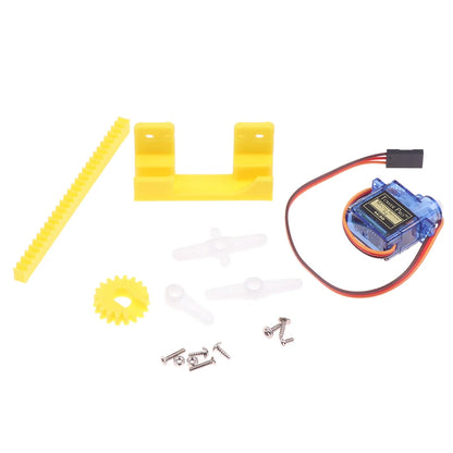 Kit educativo de robótica con brazo servo lineal, protección para brazos, 9 g, experimentos científicos y educativos innovadores.