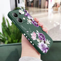 Beautiful Peony Phone Case For Xiaomi Redmi Note 14 13 12 12S 11 11S 10 10S 9 9S Pro Plus 4G 5G Liquid Silicone Cover