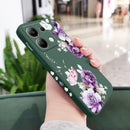Beautiful Peony Phone Case For Xiaomi Redmi Note 14 13 12 12S 11 11S 10 10S 9 9S Pro Plus 4G 5G Liquid Silicone Cover