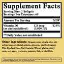 Vitamin D3 - Promotes Healthy Muscle Function and Immune SupportSupplement