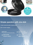 2025 new folding telescopic free adjustment fan charging usb multi-function outdoor portable home desktop floor-standing fan