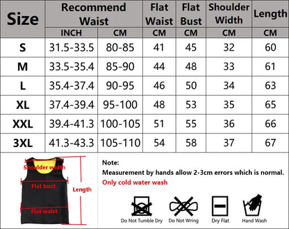 Men's Slimming Body Shaper Modeling Vest Belt Belly Men Reducing Shaperwear Fat Burning Loss Weight Waist Trainer Sweat Corset