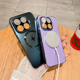 Luxury AG Frosted Non-Slip Magnetic Phone Case For Xiaomi 14 15 Ultra 15S 15T 14T 17 Pro Max For Magsafe Wireless Charge Cover