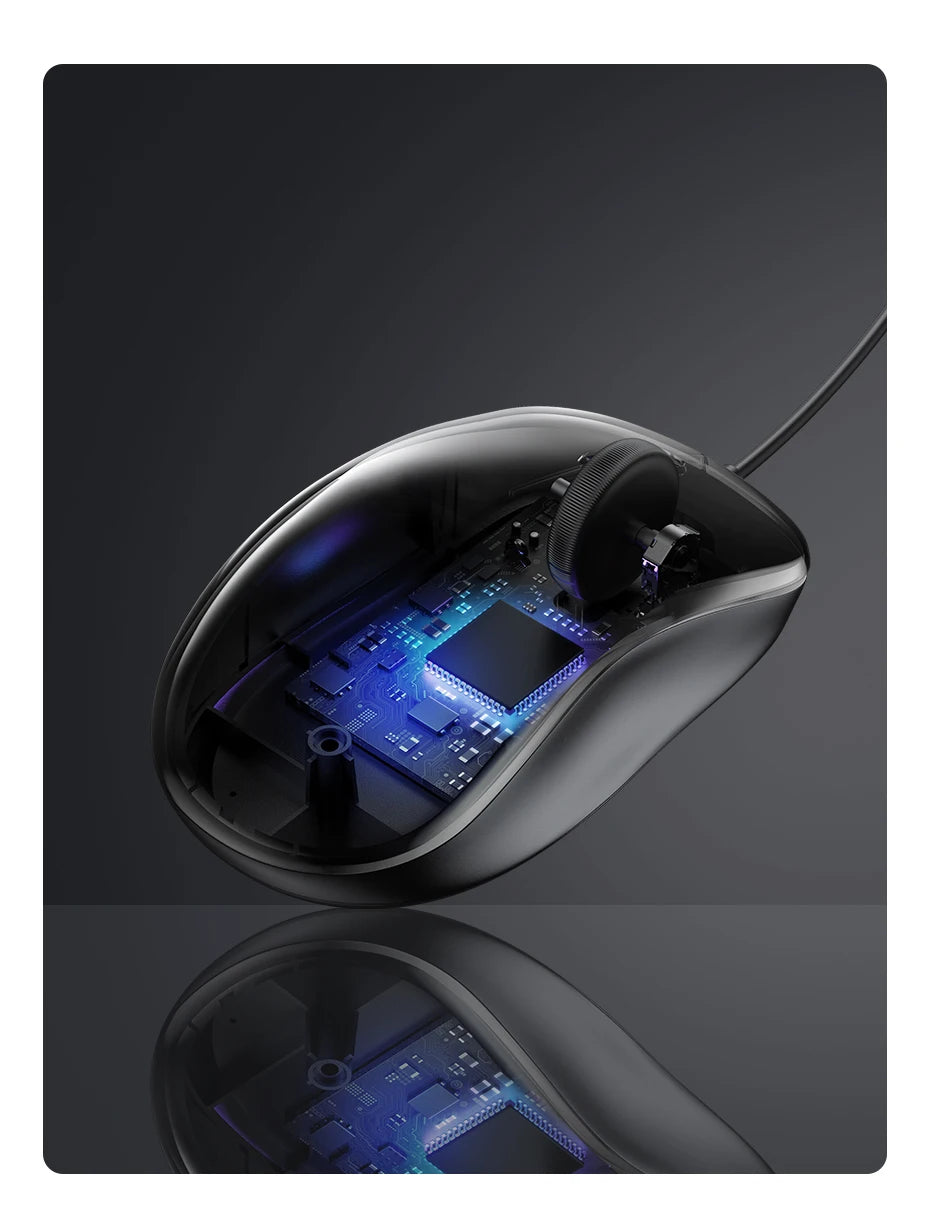 UGREEN USB Wired Mouse with Ergonomic Design 1200 DPI 3 Buttons Mouse for Laptops and PCs