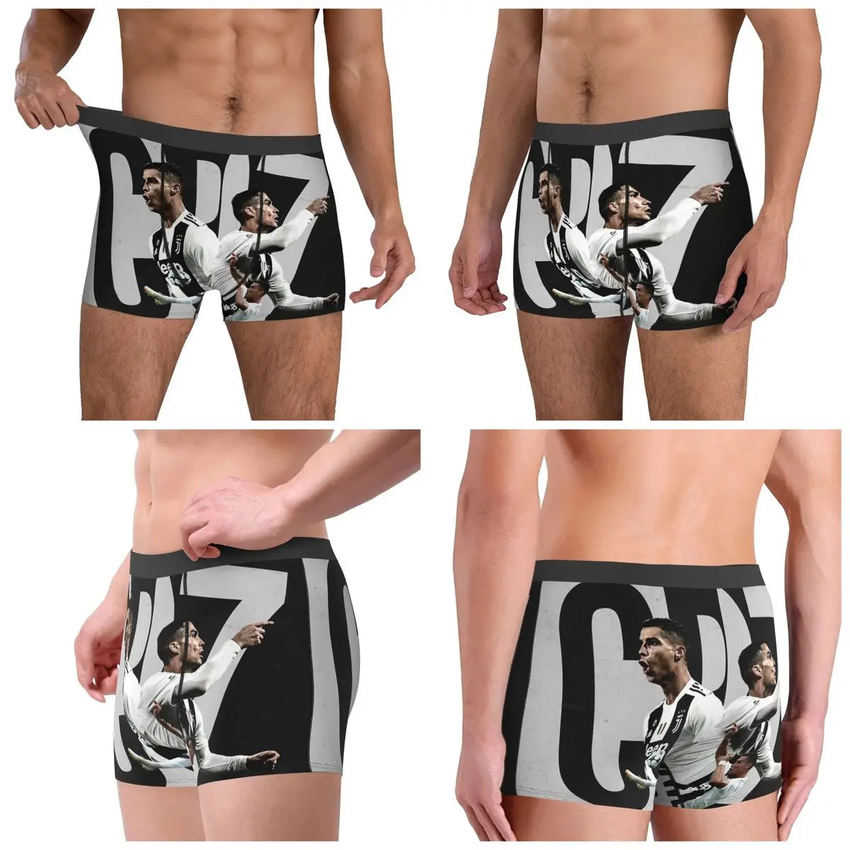 Boxer Underpants Shorts CR7 Panties Men Soft Underwear for Homme Man Boyfriend Gift