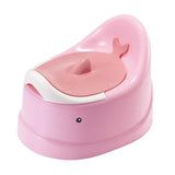 Toddler Potty Baby Toilet Trainer, Portable Training Toilet for Travel, Stable and Safe Oval Bottom Design, Non-Slip Potty