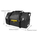 SOYAVISION 20L 50L 70L 80L 100L Motorcycle Waterproof Tail Bag Travel Outdoor Luggage Bag Motorcycle Seat Bag