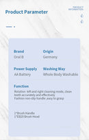 Oral B Electric Toothbrush Rotation Precision Clean Tooth Remove Plaque Adult Tooth Brush 5010 with Gift Replacement Brush Heads