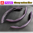3PCS Carbon Fiber Car Round Steering Wheel Cover Non-Slip Steering Cover Protector Anti Dust Washable Interior Auto Accessories