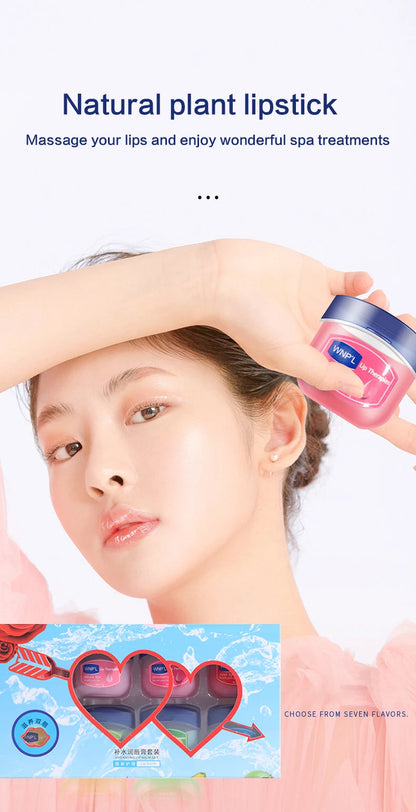 Juego de 4/6/8 bálsamos labiales hidratantes, blanqueadores, con base vegetal natural, hidratantes para labios agrietados, gel hidratante.